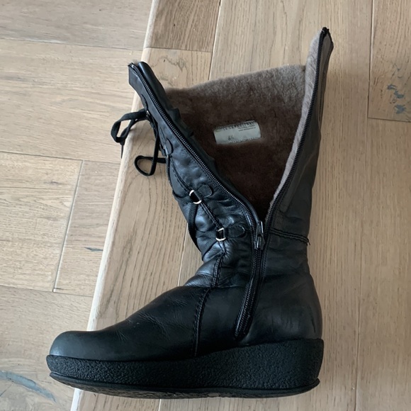 Winter leather boots - Picture 3 of 5